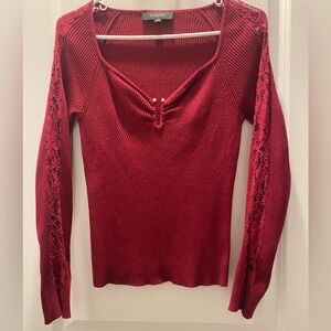 Rambia Burgandy Knit Top Size M, offers welcome.
